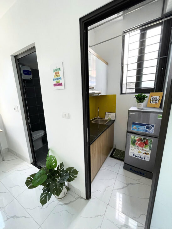 Cho Thuê Ccmn cực đẹp 1Bếp 1Ngủ thoáng sáng 36 Lê Thanh Nghị, HBT