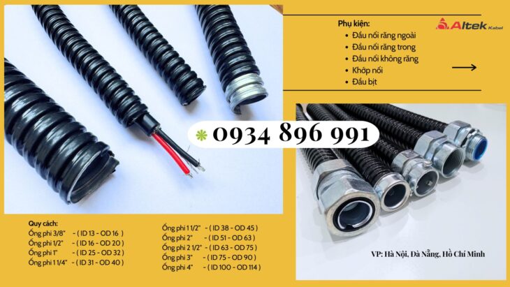 Ống Ruột Gà Lõi Thép Và Phụ Kiện Phi 20 Quảng Bình, Quảng Ngãi, Quảng Nam