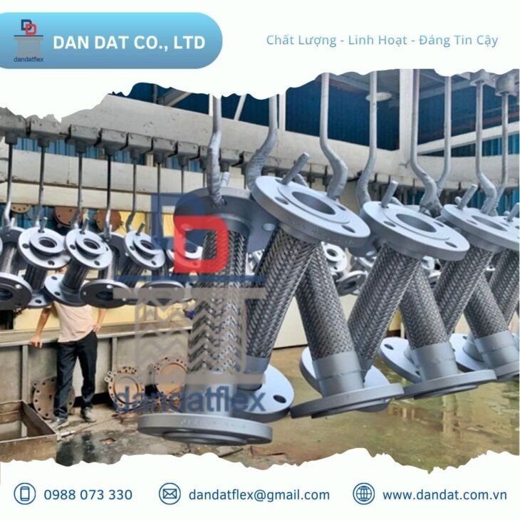 Khớp nối chống rung/ Khớp chống rung máy bơm/ Khớp nối mềm chống rung inox/ Khớp chống rung mặt bích