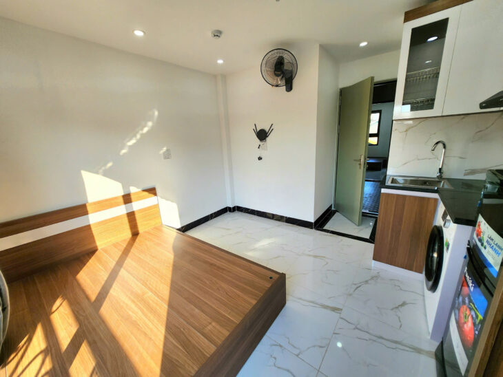 Cho Thuê Ccmn mới đẹp 100% thoáng sáng 203 Kim Ngưu, Hai Bà Trưng