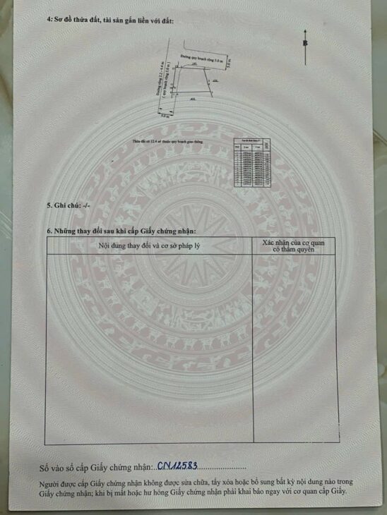 BÁN LÔ ĐẤT GẦN CC HOÀNG QUÂN ( VĨNH HOÀ ) – BẮC NHA TRANG