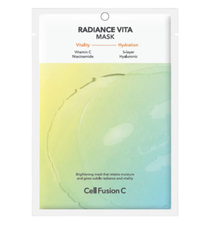 Mặt nạ làm sáng và dưỡng ẩm cho da Cell Fusion C Radiance Vita Mask, 25ml x 5 miếng