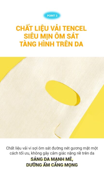 Mặt nạ làm sáng và dưỡng ẩm cho da Cell Fusion C Radiance Vita Mask, 25ml x 5 miếng