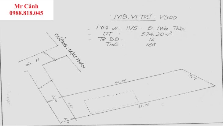 Bán nhà hẻm 11/5 đường Mậu Thân, phường Xuân Khánh, quận Ninh Kiều, Cần Thơ, 574.2m2 x 3 tầng, miễn