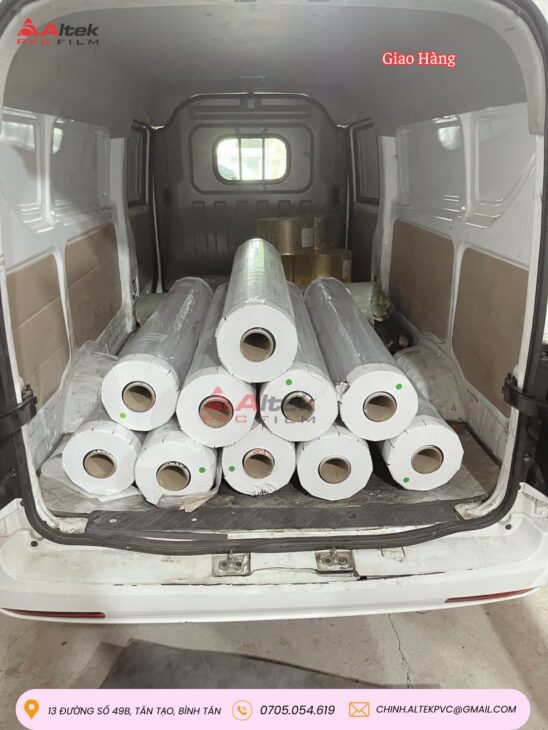 Màng nhựa pvc ánh kim bảy màu, hiệu ứng đổi màu đầy ấn tượng