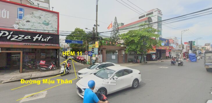 Bán nhà hẻm 11/5 đường Mậu Thân, phường Xuân Khánh, quận Ninh Kiều, Cần Thơ, 574.2m2 x 3 tầng, miễn