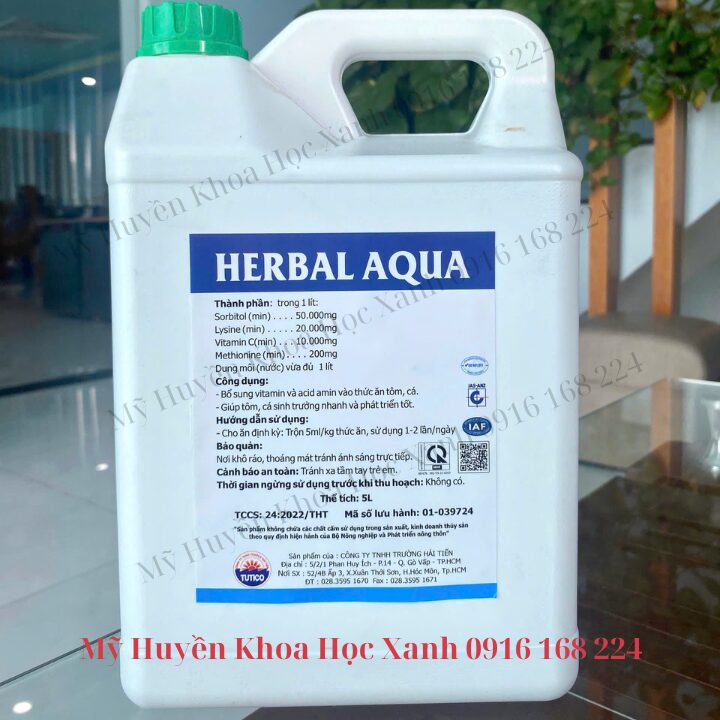 HERBAL AQUA – GIẢI PHÁP THẢO DƯỢC BỔ GAN THẬN TỤY CHO TÔM CÁ