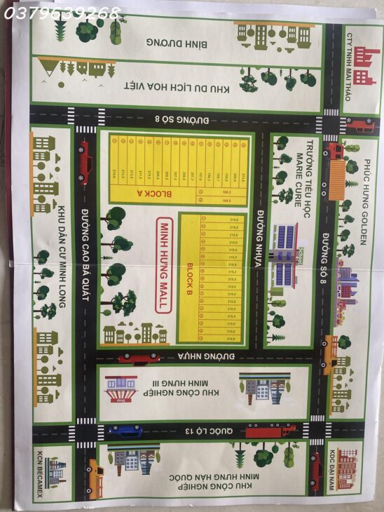 BÁN ĐẤT GIÁ RẺ- CÓ THỔ CƯ- SỔ SẴN- GẦN KCN MINH HƯNG- GIÁ CHỈ TỪ 595TR