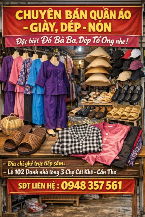 Ghé Chợ cái khế Lô 102 Danh Nhà Lồng 3 sắm đồ nhe ! 0948357561 Gọi để mua