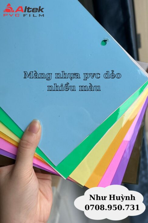 Xưởng sản xuất nhựa pvc dẻo – Màng nhựa nhiều màu