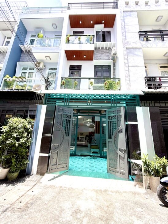 Bán Nhà HXH 5m Lê Văn Thọ, 52m2 4 tầng 4PN 3WC, 6.6 tỷ TL 0964364745