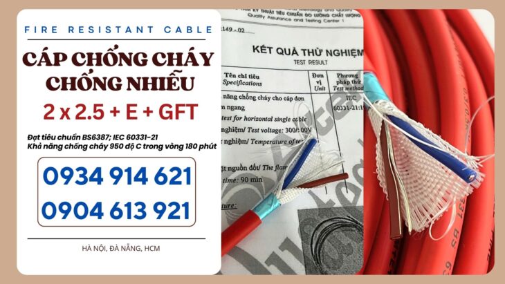 Cáp Chống Cháy Chống Nhiễu 2×1.0+E+GFT Altek Kabel