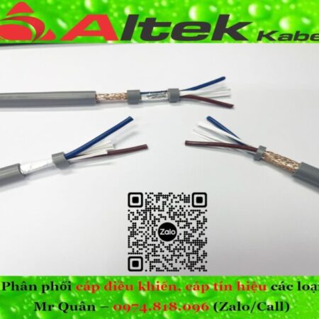 Altek Kabel: Cáp tín hiệu 2 lõi 0.75 bọc kim chống nhiễu