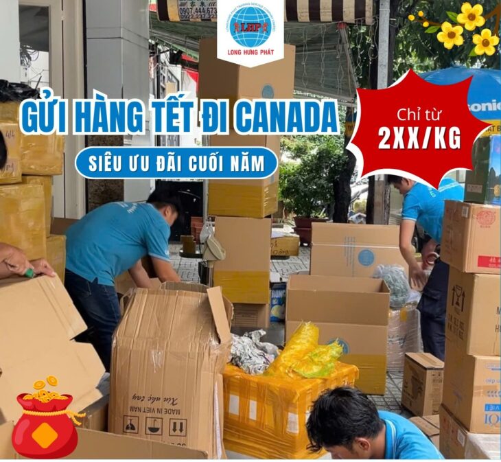 Gửi Hàng Tết Đi Mỹ – Úc – Canada – Châu Âu Giá Ưu Đãi | Long Hưng Phát Express