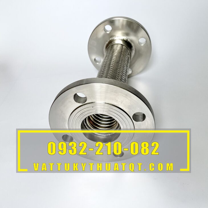 Khớp nối mềm mặt bích inox 304, Khớp nối mềm inox DN100, Khớp nối mềm inox DN150, Khớp nối mềm inox
