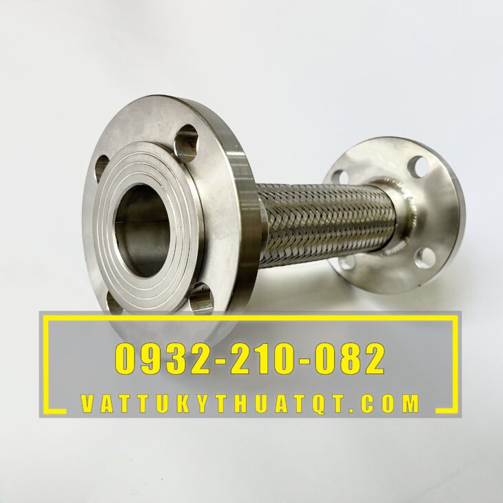 Khớp nối mềm mặt bích inox 304, Khớp nối mềm inox DN100, Khớp nối mềm inox DN150, Khớp nối mềm inox