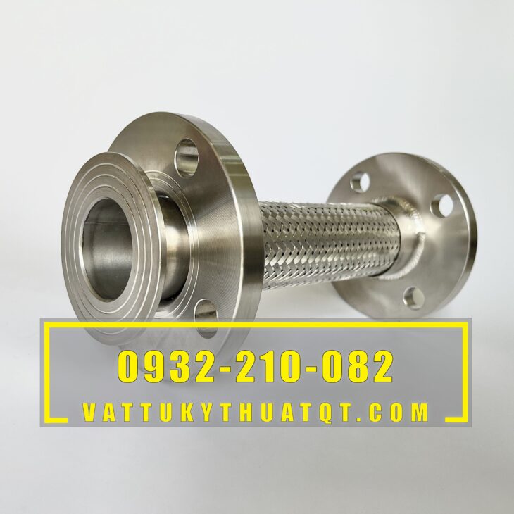 Khớp nối mềm mặt bích inox 304, Khớp nối mềm inox DN100, Khớp nối mềm inox DN150, Khớp nối mềm inox