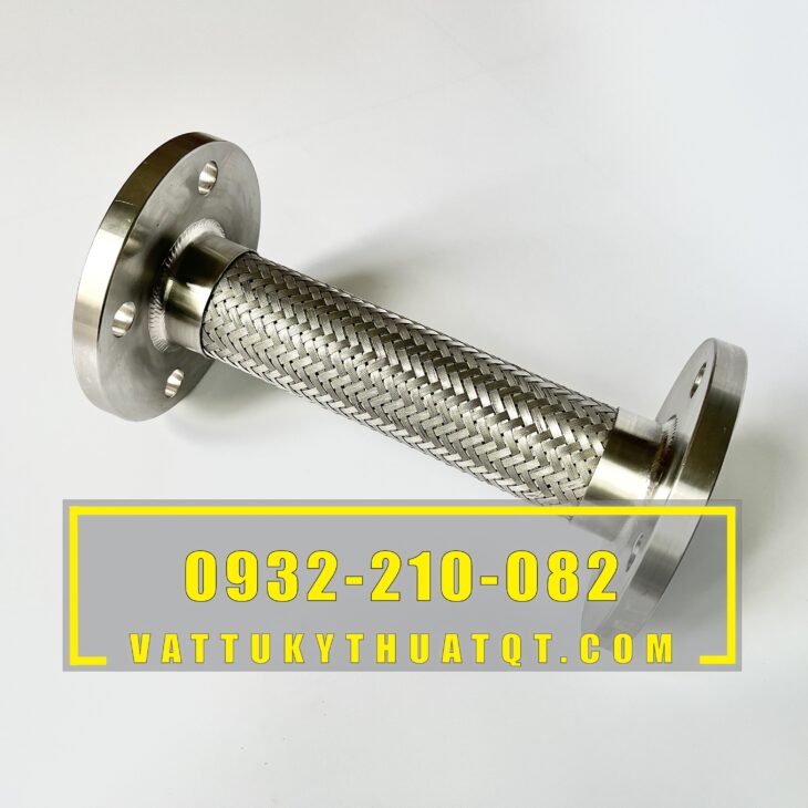 Khớp nối mềm mặt bích inox 304, Khớp nối mềm inox DN100, Khớp nối mềm inox DN150, Khớp nối mềm inox
