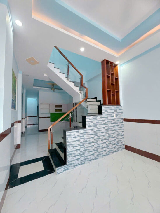 NHÀ 1 TRỆT 1 LẦU – GẦN DỰ ÁN ĐÔNG BÌNH DƯƠNG – ĐƯỜNG XE TẢI, NHÀ MỚI TINH