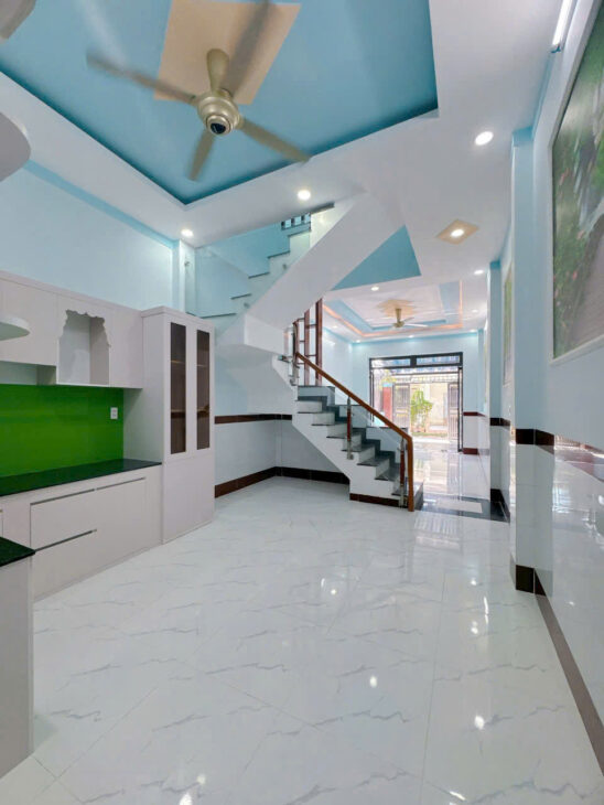 NHÀ 1 TRỆT 1 LẦU – GẦN DỰ ÁN ĐÔNG BÌNH DƯƠNG – ĐƯỜNG XE TẢI, NHÀ MỚI TINH