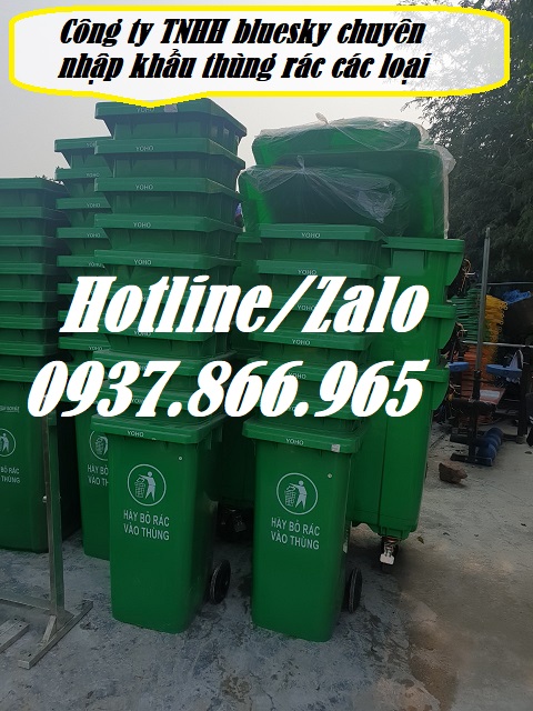 Địa chỉ cung cấp thùng rác các loại, giá thùng rác 240l, thùng rác đạp chân