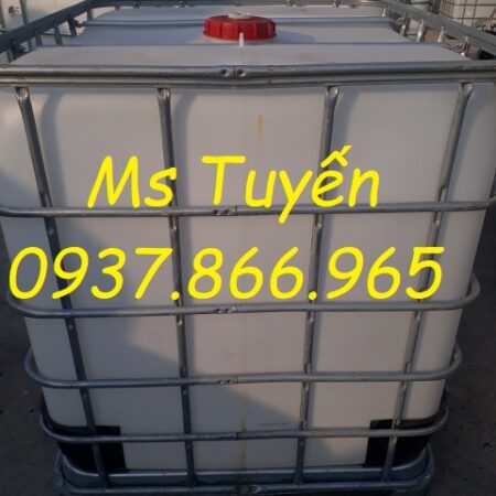Bồn cũ sử dụng 1 lần độ mới 90%, tank 1000l mới, bồn 1000l đựng chất lỏng