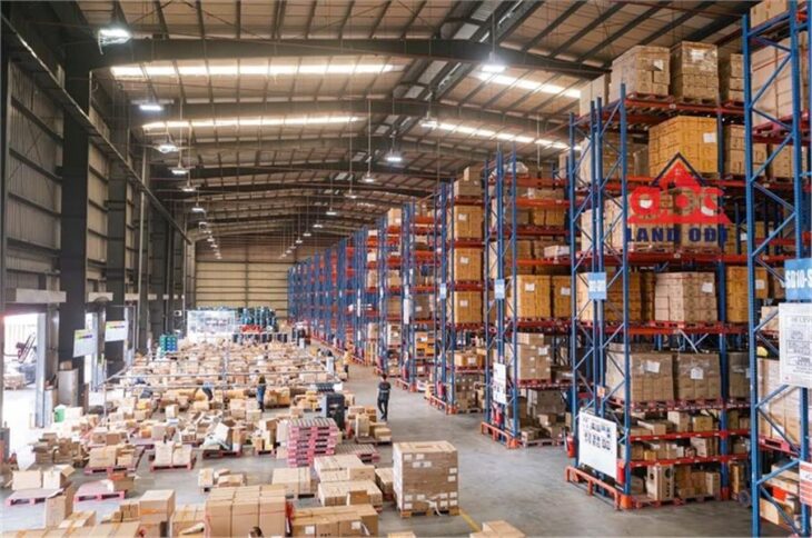 Cho thuê kho chứa hàng, hạ tầng hiện đại tập chung nhiêu DN FDI, thích hợp vận hành logistic