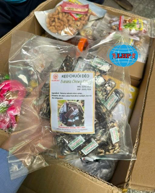 Gửi bánh mứt từ Việt Nam đi châu âu