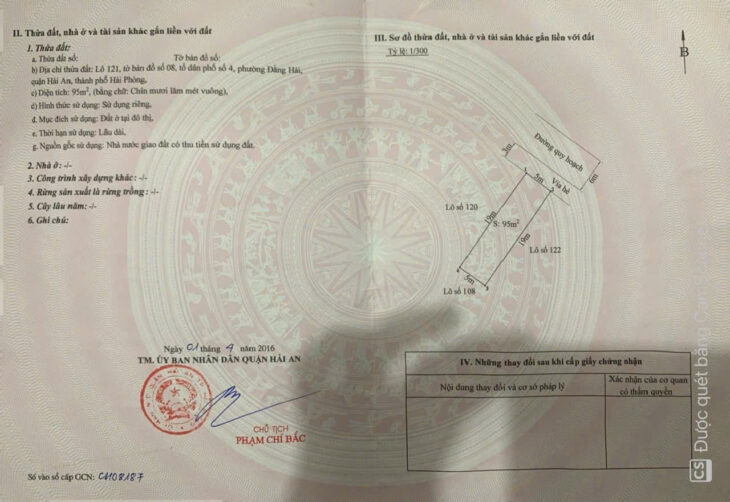 🌟 Bán Lô Đất TĐC Sở Tư Pháp – Ngang 5m Đẹp Chuẩn – Vị Trí Đắc Địa Trung Tâm Hải Phòng