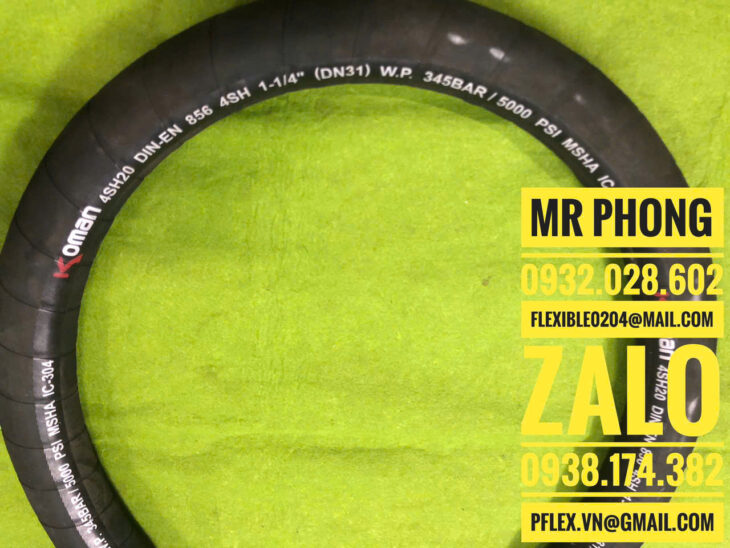 Ống thủy lực -Ống mềm thủy lực bọc lưới inox-Các loại ống thủy lực -Dây thủy lực