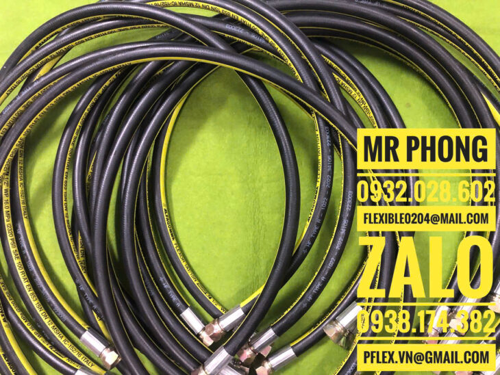 Ống thủy lực -Ống mềm thủy lực bọc lưới inox-Các loại ống thủy lực -Dây thủy lực