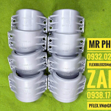 Đai kẹp nhôm ống hai mảnh – cùm kẹp bằng nhôm cho ống mềm – cùm 2 mảnh bằng nhôm