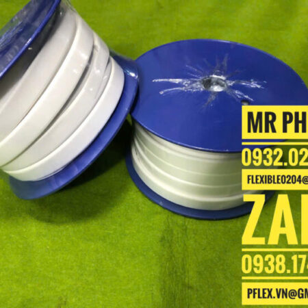 Ron mặt bích teflon- Gioăng teflon chịu nhiệt-Cuộn Băng Dính PTFE (Teflon)