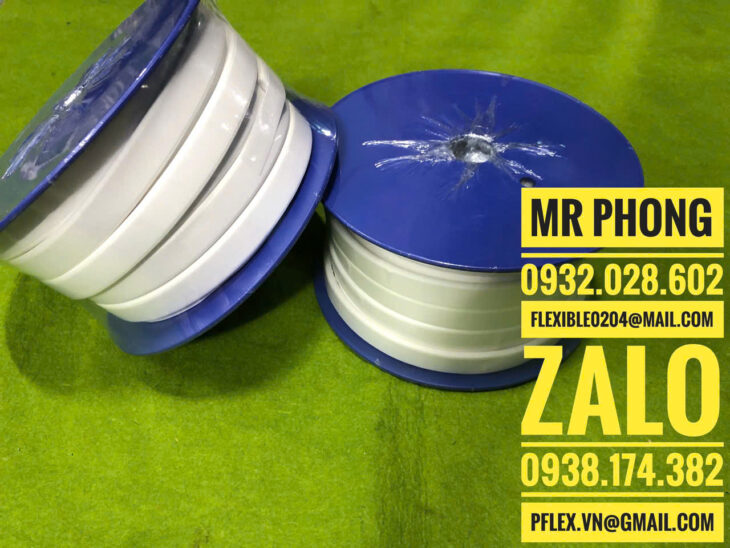 Ron mặt bích teflon- Gioăng teflon chịu nhiệt-Cuộn Băng Dính PTFE (Teflon)