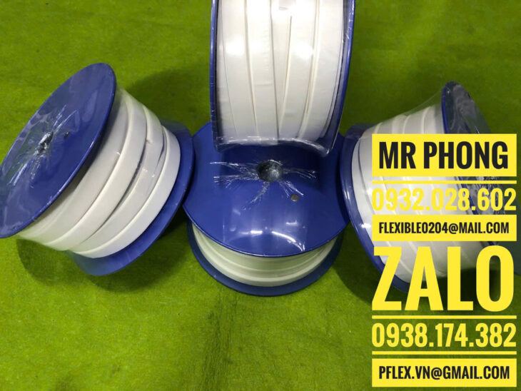 Ron mặt bích teflon- Gioăng teflon chịu nhiệt-Cuộn Băng Dính PTFE (Teflon)