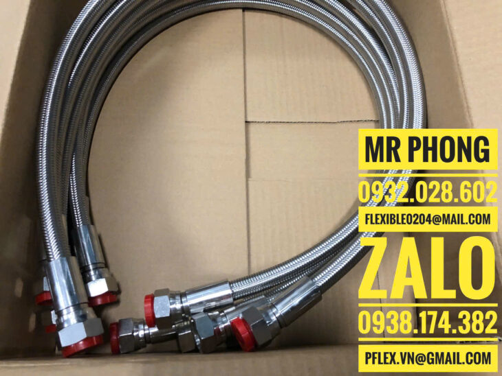 ống mềm thủy lực bọc lưới inox-ống mềm tuy ô thủy lực bọc lưới inox