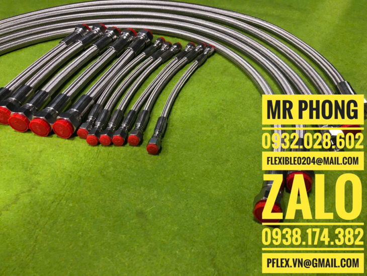 ống mềm thủy lực bọc lưới inox-ống mềm tuy ô thủy lực bọc lưới inox