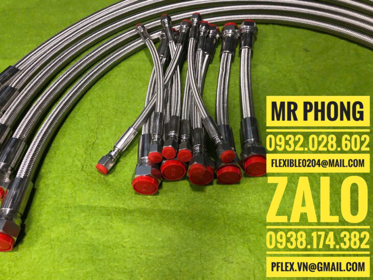 ống mềm thủy lực bọc lưới inox-ống mềm tuy ô thủy lực bọc lưới inox