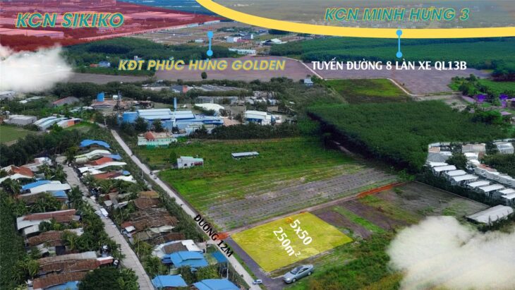 BÁN GẤP 200triệu là mua được 215m2 ĐẤT KCN MINH HƯNG – CHƠN THÀNH – ĐỒNG NAI