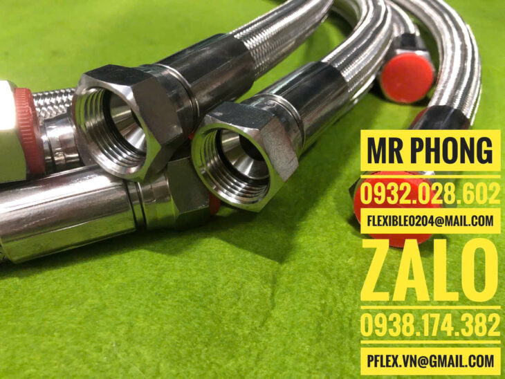 ống mềm thủy lực bọc lưới inox-ống mềm tuy ô thủy lực bọc lưới inox