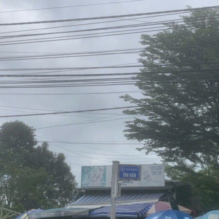 LÔ ĐẤT ĐẸP 100m² MẶT TIỀN ĐƯỜNG TÔN ĐẢN GẦN CHỢ HÒA PHÁT