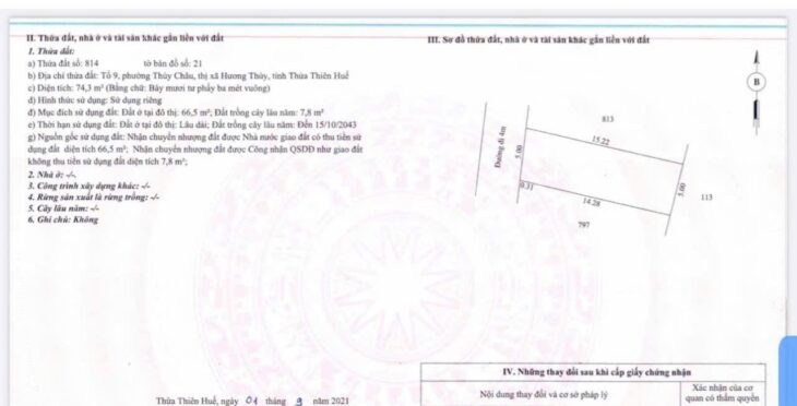 ĐẤT ĐẸP – GIÁ ĐẦU TƯ- CẦN BÁN LÔ ĐẤT TẠI Trung Tâm P. Phú Bài, Hương Thủy, Thừa Thiên Huế