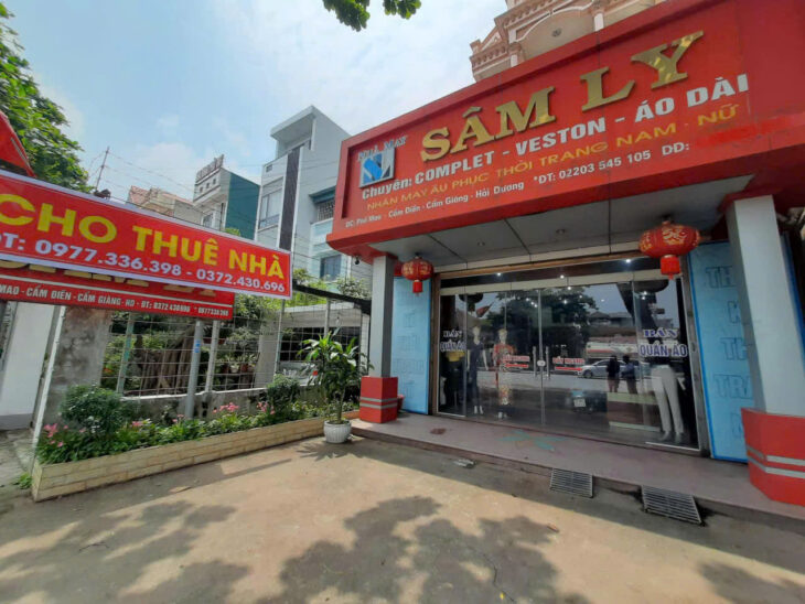 CHO THUÊ NHÀ 3 TẦNG – VỊ TRÍ ĐẸP TẠI CẨM GIÀNG- HẢI DƯƠNG