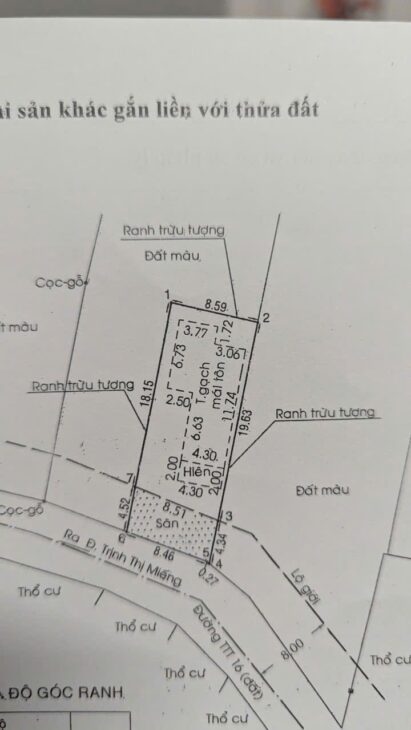 ĐẤT ĐẸP – GIÁ TỐT – CHÍNH CHỦ CẦN BÁN Tại 70/5, Đường Thới Tam Thôn 16, Xã Thới Tam Thôn