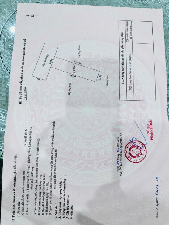 Bán lô đất mặt đường Thư Trung, Văn Cao, Hải An vị trí đẹp, kinh doanh sầm uất