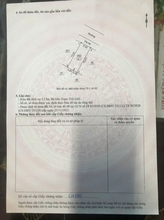 ĐẤT PHÂN LÔ TT TRẠM TRÔI, XÃ HOÀI ĐỨC CHUNG ĐƯỜNG BT LIDECO GIÁ 15XTR/M