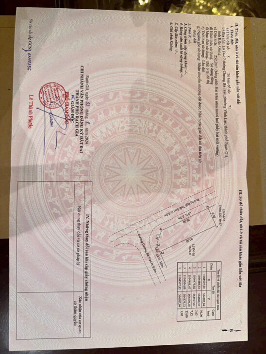 BÁN ĐẤT LÔ GÓC ĐẸP – NGÔ THẤT SƠN & DƯƠNG BÁ TRẠC, PHƯỜNG VĨNH LẠC, TP. RẠCH GIÁ, KIÊN GIANG