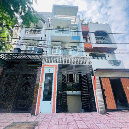 BÁN NHÀ MẶT TIỀN 12M, 90M2 5 TẦNG, KDC NAM HÙNG VƯƠNG – BÌNH TÂN