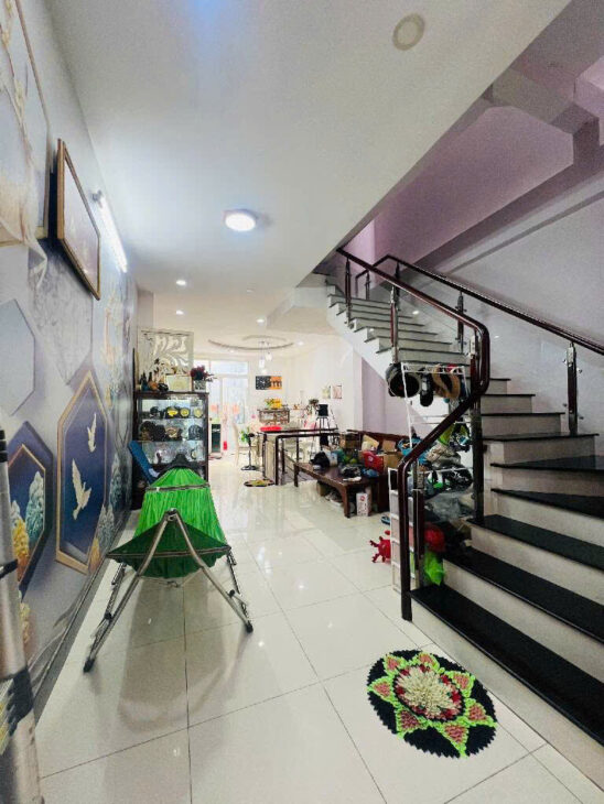 BÁN NHÀ MẶT TIỀN 12M, 90M2 5 TẦNG, KDC NAM HÙNG VƯƠNG – BÌNH TÂN