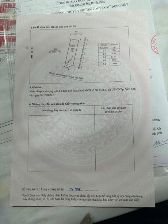 ĐẤT ĐẸP – GIÁ ĐẦU TƯ – CẦN BÁN 2 LÔ ĐẤT 2 MẶT TIỀN phố Trung Kỳ, P.Trung Sơn, TP Sầm Sơn, Thanh Hoá